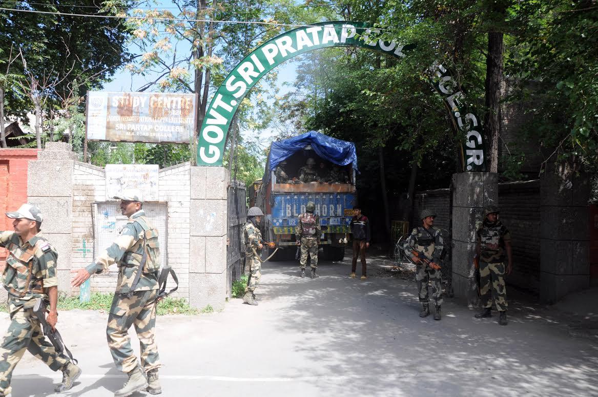 Forces vacate from schools